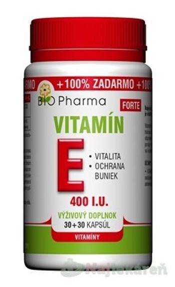 BIO-Pharma Vitamín E Forte 400 I.U.tob.30+30