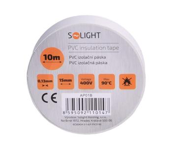Solight Izolačná páska 15mm x 0,13 mm x 10m, bielá AP01B