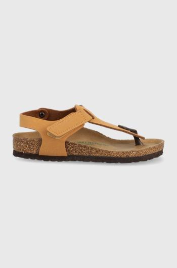 Detské sandále Birkenstock béžová farba