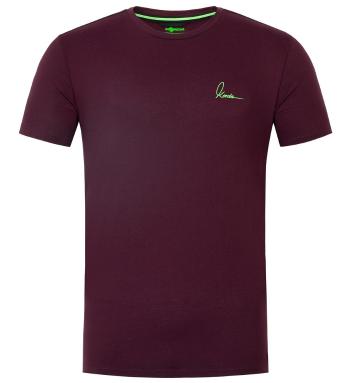 Korda tričko minimal tee burgundy - l