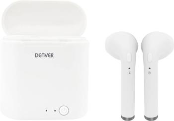 Denver TWQ-40 Bluetooth  štupľové slúchadlá do uší  biela