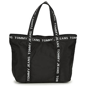 Tommy Jeans  Veľká nákupná taška/Nákupná taška TJW ESSENTIAL TOTE  Čierna