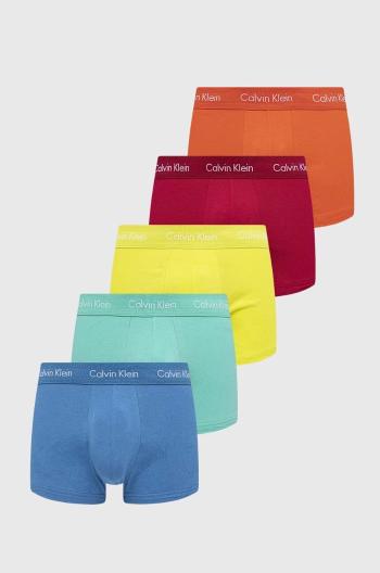 Boxerky Calvin Klein Underwear 5-pak pánske, oranžová farba