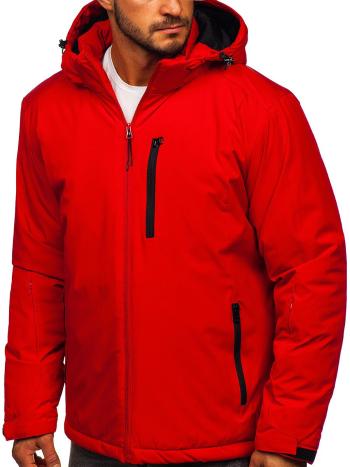 Červená pánska športová lyžiarská zimná bunda Bolf HH011
