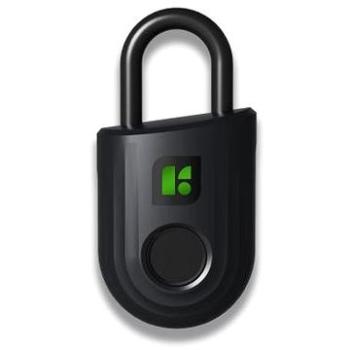 Igloohome Padlock Lite – smart visiaci zámok, otlačok prstu, čierna (SP3B)