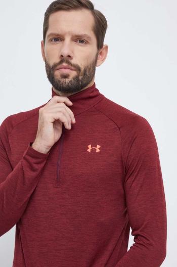 Tréningová mikina Under Armour Tech 2.0 bordová farba, melanžová, 1328495