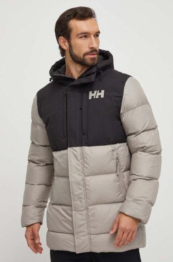 Športová bunda Helly Hansen ACTIVE PUFFY LONG JACKET béžová farba, 53522