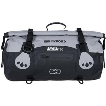 OXFORD Vodotesný vak Aqua T-30 Roll Bag  (sivý/čierny objem 30 l) (M006-298)