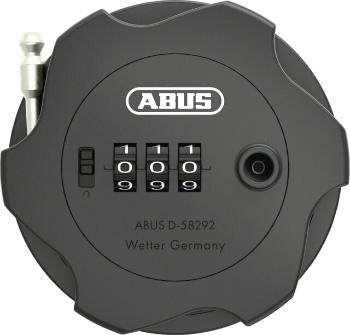 Abus Combiflex Adventure Black Oceľové lanko-Zámok