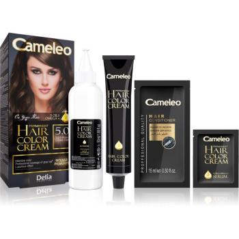 Delia Cosmetics Cameleo Omega permanentná farba na vlasy odtieň 5.0 Light Brown