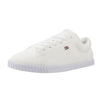 Tommy Hilfiger  FLAG LACE UP SNEAKER KNI  Módne tenisky Biela