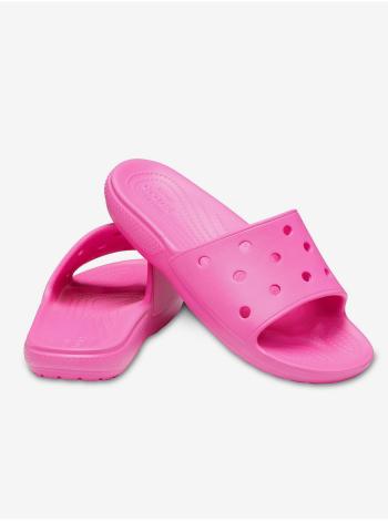 Crocs ružové šľapky Classic Crocs Slide Electric Pink