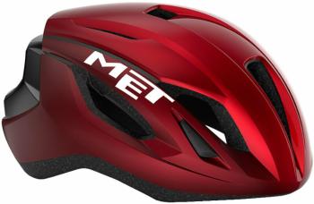 MET Strale Red Metallic/Glossy L (58-62 cm)