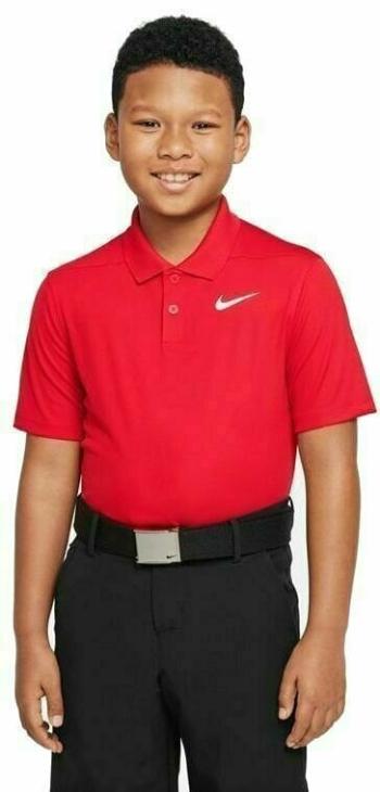 Nike Dri-Fit Victory Boys Golf Polo University Red/White XL