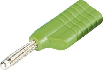 Schnepp S 4041 L gr banánový konektor zástrčka, rovná Ø pin: 4 mm zelená 1 ks