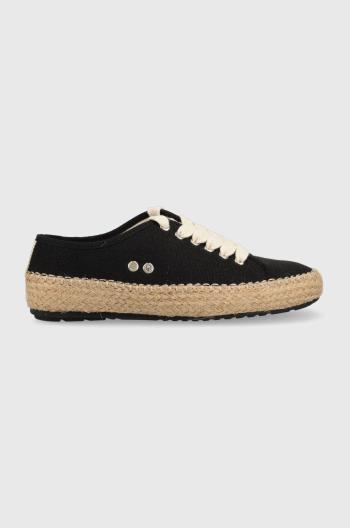 Espadrilky Emu Australia Agonis Organic čierna farba, W12883.BLAK