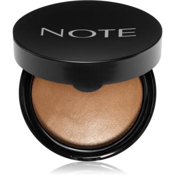 Note Cosmetique Baked Powder zapečený rozjasňujúci púder 03 Caramel Cake 10 g