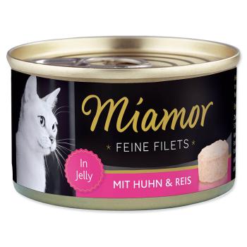 Konzerva MIAMOR Feine Filets kuře + rýže v želé - KARTON (24ks) 100 g