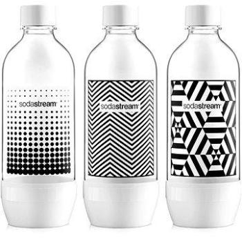 SodaStream - Fľaša, Trojbalenie, 1 l, biela a čierna (42002132)