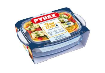 Sklenená zapekacia misa PYREX s vekom 33x20cm/4,5l