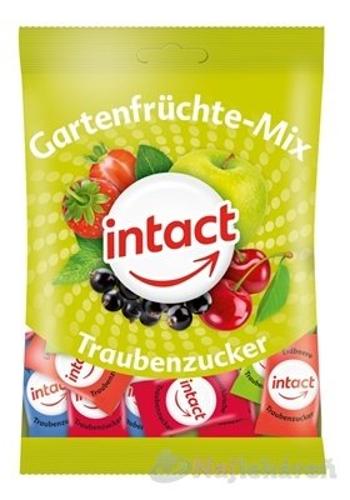 INTACT Gartenfrüchte - Mix Hroznový cukor s príchuťou záhradného ovocia, 100g