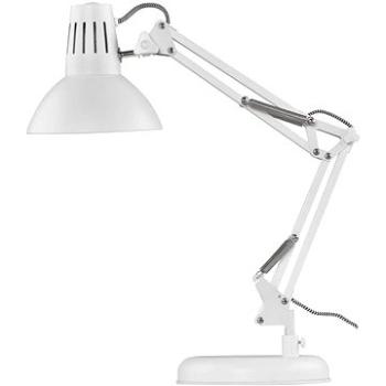 EMOS Stolná lampa DUSTIN na žiarovku E27, biela (1538173000)