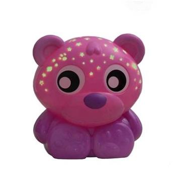 Playgro Uspávacia lampička medvedík s projektorom – ružový (9321104864222)