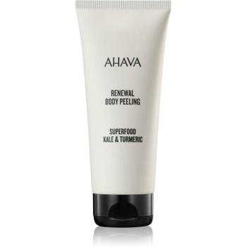 AHAVA Superfood Kale & Turmeric obnovujúci peeling na telo 200 ml