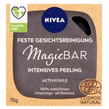 NIVEA MagicBAR Peelingové pleťové mydlo s uhlím 75 g