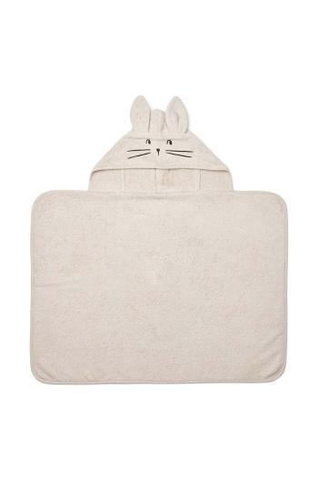 Bavlnená detská osuška Liewood Vilas Rabbit Baby Hooded Towel LW19631