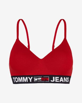 Tommy Jeans Lightly Padded Logo Podprsenka Červená