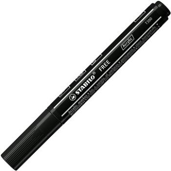 STABILO FREE Acrylic T300 2 – 3 mm, čierny (4006381576314)