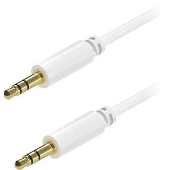 AlzaPower Core Audio 3,5 mm Jack (M) to 3,5 mm Jack (M) 1 m biely (APW-CBA3JM11W)