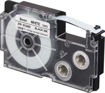 Páska extra lepiaca Casio XR-9GWE Farba pásky: biela farba písma: čierna 9 mm 5.5 m