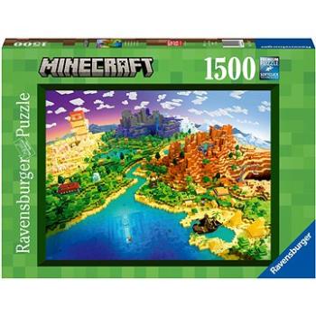 Ravensburger puzzle 171897 Minecraft: Svet Minecraftu 1500 dielikov (4005556171897)