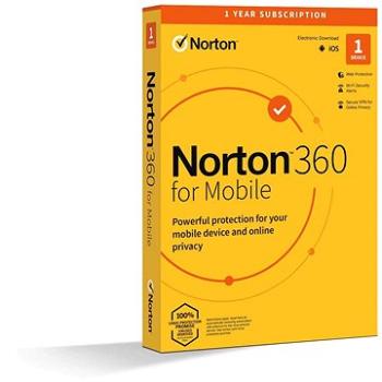 Norton 360 Mobile, 1 používateľ, 1 zariadenie, 12 mesiacov (elektronická licencia) (21426893)