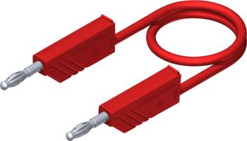 SKS Hirschmann CO MLN 150/2,5 merací kábel [lamelový zástrčka 4 mm - lamelový zástrčka 4 mm] 1.50 m červená 1 ks
