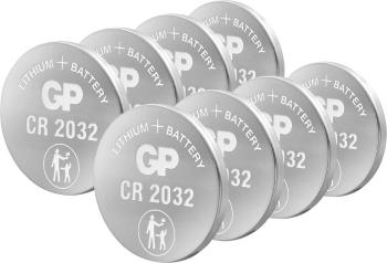 GP Batteries 4 +4 gratis gombíková batéria  CR 2032 lítiová 220 mAh 3 V 8 ks