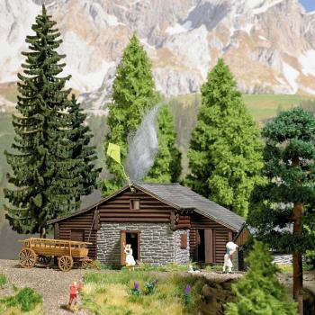 Busch 1444 H0 Alpská chata s malou stajňou