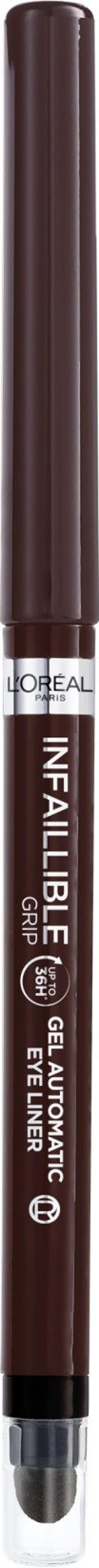 L'ORÉAL PARIS Infaillible Grip 36h Gel Automatic Liner Brown ceruzka na oči, 5 g