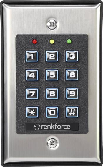 Renkforce 1582597 kódový zámok na omietku    s podsvietenou klávesnicou