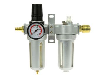 Regulátor tlaku s filtrem a manometrem a přim. oleje, max. prac. tlak 1,0MPa /