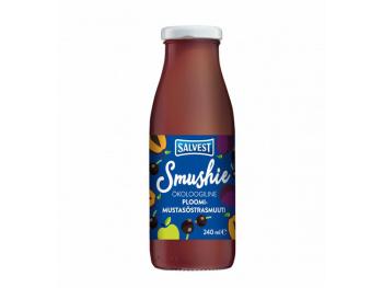 Salvest Smushie BIO Ovocné smoothie s čiernymi ríbezľami a slivkami 240 ml