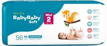 BabyBaby Soft Ultra-Dry Mini 3-6 kg, 56 ks