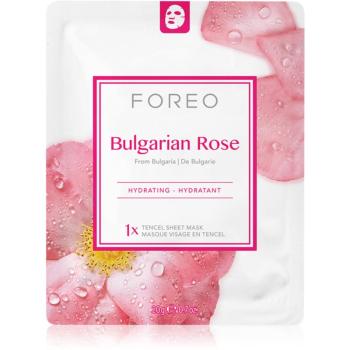 FOREO Farm to Face Sheet Mask Bulgarian Rose hydratačná plátienková maska 3x20 ml