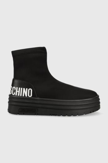 Tenisky Love Moschino čierna farba, JA15446G1HIM0000