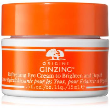 Origins GinZing™ Eye Cream To Brighten And Depuff rozjasňujúci očný krém proti opuchom a tmavým kruhom odtieň Warm 15 ml