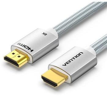 Vention HDMI 2.1 Cable 8K 2 m Silver Aluminum Alloy Type (ALCIH)