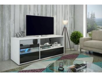 WIP TV stolík Global Farba: biela/čierny lesk