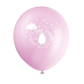 Balóniky “baby shower“ tehotenský večierok – dievča / girl 30 cm, 8 ks (11179416653)